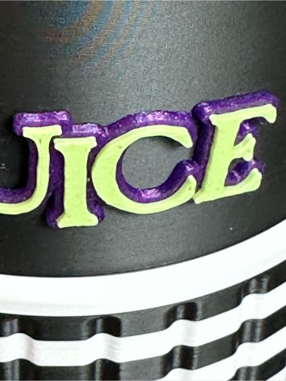 Beetlejuice Halloween Themed Can Cooler with Straw Topper - Picture 6 of 6